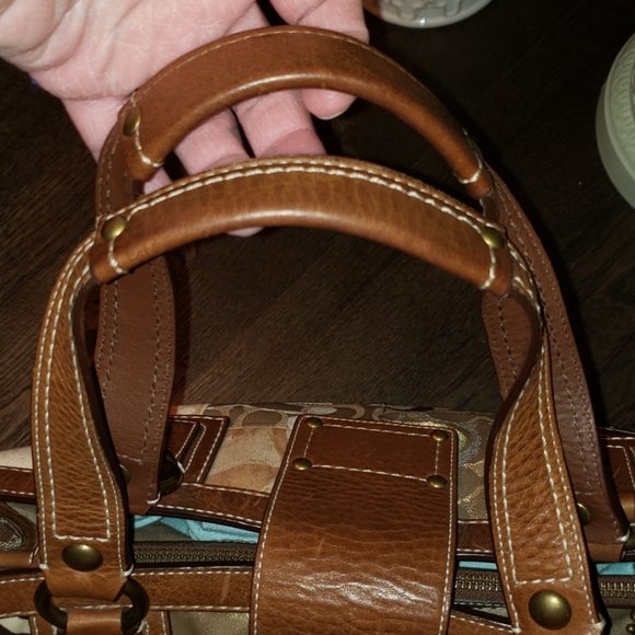 Coach Patchwork Animal Print Satchel - Picture 3 of 8